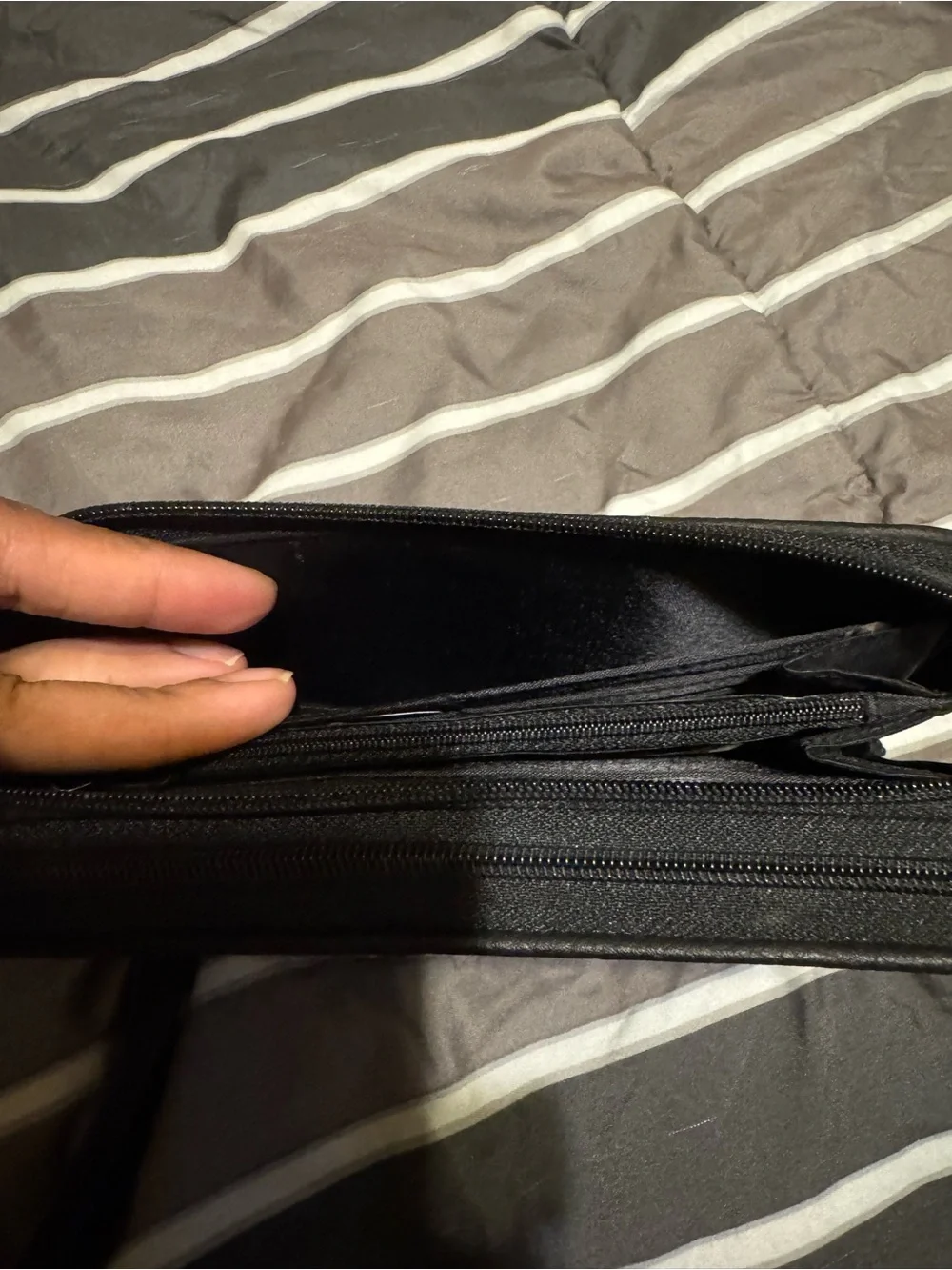 NEW Black Leather Diary Agenda Planner Organizer - Unbranded
